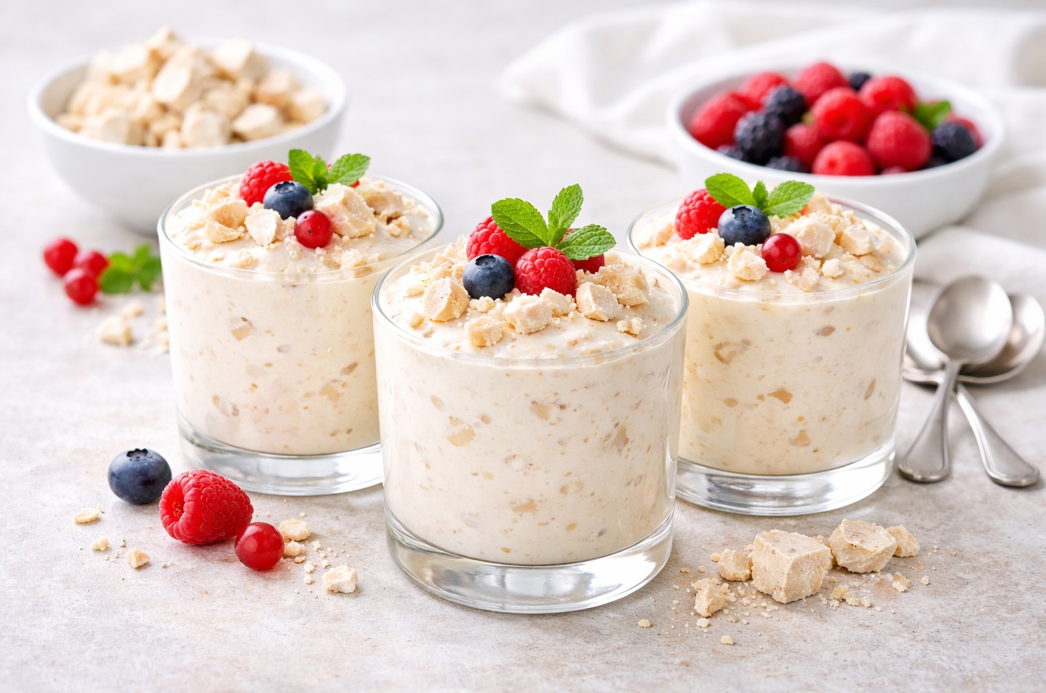 Mousse légère au nougat de Montélimar